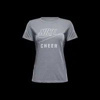 Nike Swoosh женская Cheer футболка цвет серый