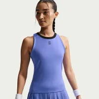 NikeCourt Advantage жіноча Dri-FIT Tennis Tank Top блакитний