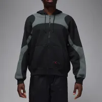 Nike Jordan мужские оверсайз Full-Zip Толстовка с капюшоном цвет черный
