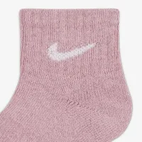 Nike Dri-FIT Performance Basics Little детские Ankle носки (6 пары) Pink