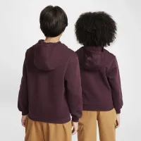 Nike Sportswear Club Fleece Big дитячі Pullover Толстовка з капюшоном колір червоний