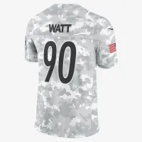 T.J. Watt Pittsburgh Steelers Salute to Service чоловічі Nike Dri-FIT NFL Limited Jersey колір білий