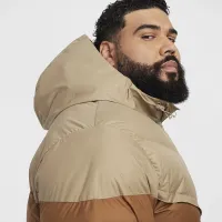 Nike Windrunner PrimaLoft® мужские Storm-FIT Hooded Puffer Куртка цвет коричневый