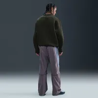 Nike Tech чоловічі Fleece Crew with Reflective Accents колір зелений