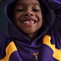 Nike Therma-FIT Kobe Bryant Little детские Толстовка с капюшоном цвет фиолетовый
