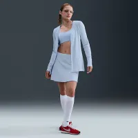 Nike Sportswear Chill Knit жіноча Slim Ribbed Cardigan блакитний