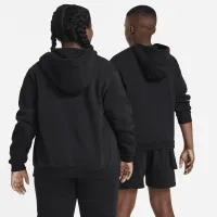 Nike Sportswear Club Fleece Big детские Full-Zip Толстовка с капюшоном (Extended Size) цвет черный