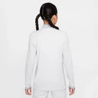 Nike Academy Big детские Dri-FIT Long-Sleeve 1/4-Zip Soccer Drill Top цвет серый
