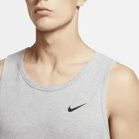 Nike Dri-FIT мужские тренировочные Tank цвет серый