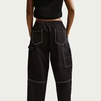 Nike Sportswear жіноча Loose Low-Rise Carpenter Pants колір чорний