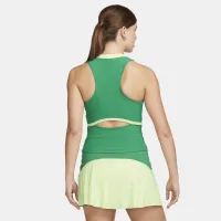 NikeCourt Slam женская Dri-FIT Tennis Tank Top цвет зеленый