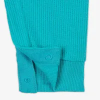 Nike Essentials Baby Short Sleeve Waffle Knit Coverall цвет зеленый