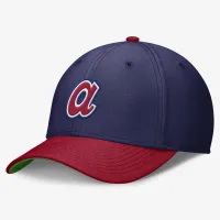 Atlanta Braves Rewind Cooperstown Swoosh мужские Nike Dri-FIT MLB Hat синий
