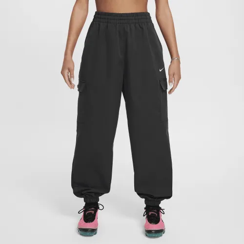 Nike Sportswear Girls' Cargo Pants цвет черный