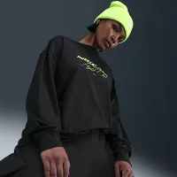 Nike Sportswear жіноча оверсайз Long-Sleeve футболка колір чорний