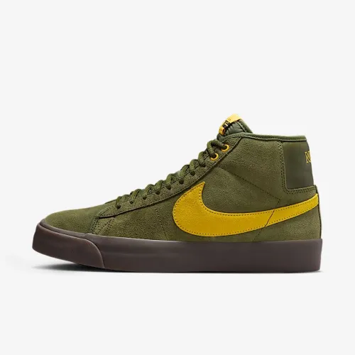 Nike Zoom Blazer Mid Skate Кроссовки цвет зеленый