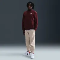 Nike Sportswear Club Fleece Big детские Pullover Толстовка с капюшоном (Extended Size) цвет красный