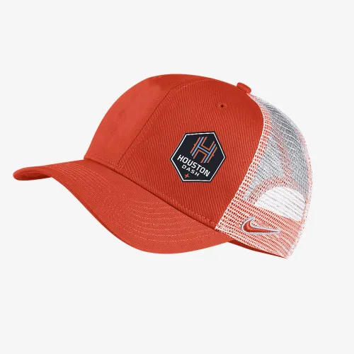 Houston Dash Classic99 Nike Soccer Trucker Hat Orange