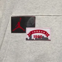 Nike Jordan Brooklyn мужские оверсайз Pullover Толстовка с капюшоном цвет серый