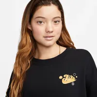 Nike Sportswear Phoenix Fleece женская оверсайз свитшот цвет черный