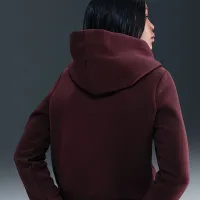 Nike Sportswear Phoenix Fleece жіноча Shrunken Толстовка з капюшоном колір червоний