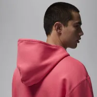Nike Air Jordan Wordmark чоловічі Tokyo Fleece Pullover Толстовка з капюшоном Pink