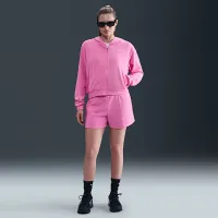 Nike Sportswear Chill Terry жіноча Loose Full-Zip French Terry Толстовка з капюшоном Pink