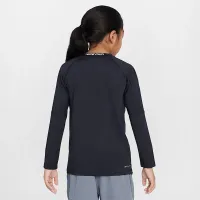 Nike Little дитячі Dri-FIT Pro Long Sleeve Top колір чорний