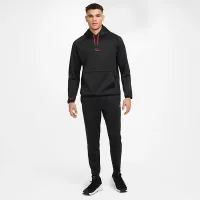 Nike мужские Therma-FIT Pullover Baseball Толстовка с капюшоном цвет черный