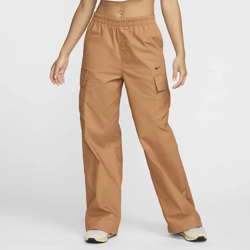 Nike Sportswear Everything Wovens женская Mid-Rise Cargo Pants цвет коричневый