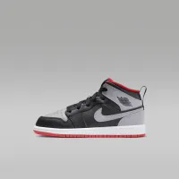 Nike Jordan 1 Mid Little дитячі Кросівки колір чорний