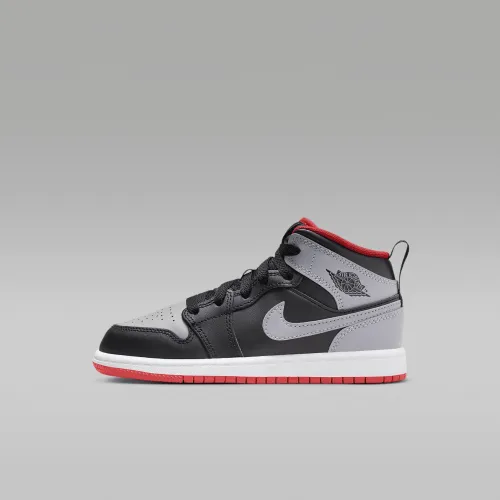 Nike Jordan 1 Mid Little дитячі Кросівки колір чорний
