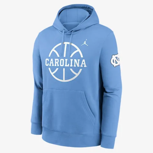 Nike North Carolina Tar Heels Club баскетбольні Icon чоловічі Jordan College Pullover Толстовка з капюшоном блакитний