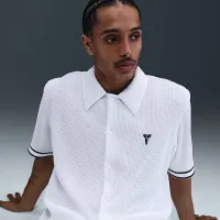 Nike Kobe мужские Pleated Short-Sleeve баскетбольные Top цвет белый