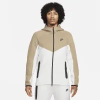 Nike Sportswear Tech Fleece Windrunner чоловічі Full-Zip Толстовка з капюшоном колір білий