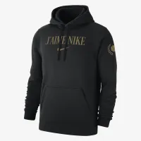 Nike Club Fleece мужские Tennis Pullover Толстовка с капюшоном цвет черный