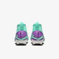 Nike Jr. Mercurial Superfly 9 Academy Little/Big детские Multi-Ground High-Top футбольные бутсы цвет зеленый