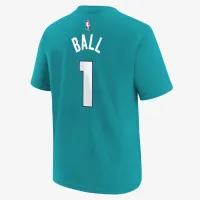 LaMelo Ball Charlotte Hornets Big детские Nike NBA футболка цвет зеленый