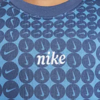 Nike Sportswear Club Fleece Big детские (Girls') оверсайз Crew-Neck свитшот синий