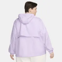 Nike Sportswear Essential Repel жіноча Woven Куртка (великі розміри) колір фіолетовий