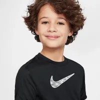 Nike Trophy23 Big детские Dri-FIT Short-Sleeve Top цвет черный