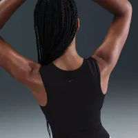 Nike Zenvy жіноча Dri-FIT Tank Top колір чорний
