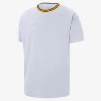 Los Angeles Lakers Courtside City Edition Premium мужские Nike NBA Max90 футболка цвет белый
