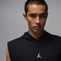 Nike Jordan Sport Crossover чоловічі Dri-FIT Sleeveless Pullover Толстовка з капюшоном колір чорний