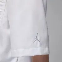 Nike Jordan Flight жіноча Woven Short-Sleeve Top колір білий