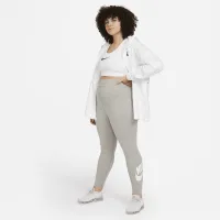 Nike Sportswear Essential женская С высокой Талией лосины (большие размеры) цвет серый