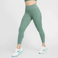 Nike Universa жіноча Medium-Support З високою талією 7/8 лосіни з кишенямиколір зелений