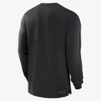 Baltimore Ravens Sideline Player Team Issue Men’s Nike Dri-FIT Long-Sleeve Top колір чорний