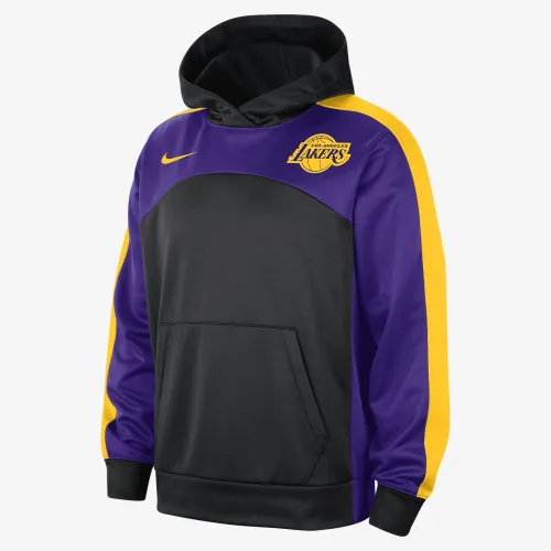 Los Angeles Lakers Starting 5 чоловічі Nike Therma-FIT NBA Graphic Толстовка з капюшоном колір чорний