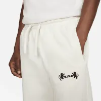 Nike LeBron мужские Open Hem Fleece Pants цвет серый